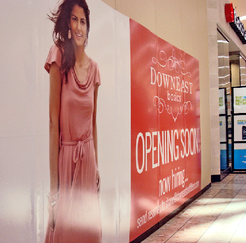 8mil Production Permanent Adhesive Back Poly Banner Gloss 42" x 100' (1 Roll) 3" Core w/ 2" adapter