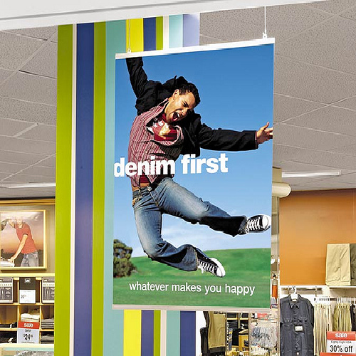 Inkjet Media/Solvent/Eco-Solvent Inkjet Media/Poly Banner & Display Film/Polypropylene/11mil 2-Sided Blockout Matte Polypropylene