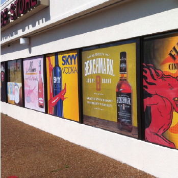 Inkjet Media/Solvent/Eco-Solvent Inkjet Media/Window & Floor Graphics/8mil One Way Vision Perforated Inkjet Vinyl 60/40 with dual OPP clear liner
