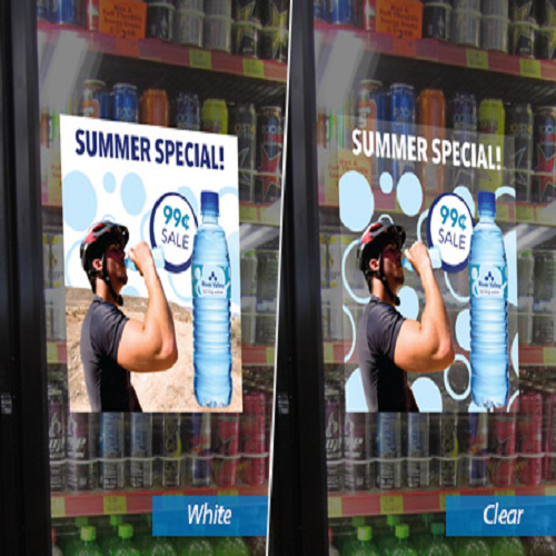 Inkjet Media/Solvent/Eco-Solvent Inkjet Media/Window & Floor Graphics/7.5 mil Static Cling Inkjet Vinyl
